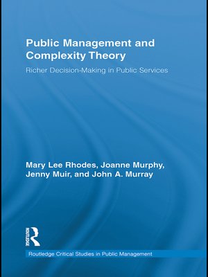cover image of Public Management and Complexity Theory